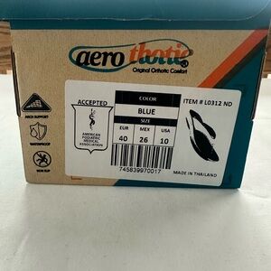 Blue aerothotic sandals